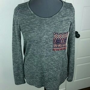 EZRA l Anthropology Tunic Aztec print S PulloverB5